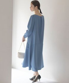 組曲 L ラメジャカード ボートネックワンピース