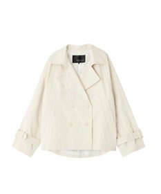 YECCA VECCA レースMIXショートトレンチコート