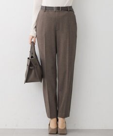 23区 L 【洗える】フランネル2WAY テーパード パンツ