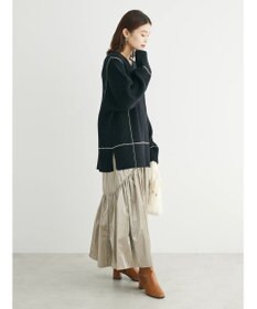 Green Parks ・Ｐｅｔｉｔ　Ｆｌｅｕｒ　Ｖネックラインニットチュニック