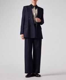 Paul Smith ストライプ ウール ワイドパンツ