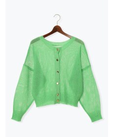 Te chichi 【WEB限定カラーあり】ペーパータッチヤーン2wayメッシュニット