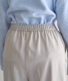 YECCA VECCA 裏起毛サテンリラックスパンツ