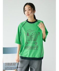 CRAFT STANDARD BOUTIQUE 【ユニセックス】PEANUTS/スヌーピー 切り替えTシャツ