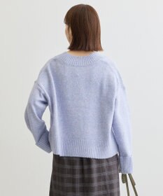 Green Parks ラメＶネックコンパクトニットプルオーバー