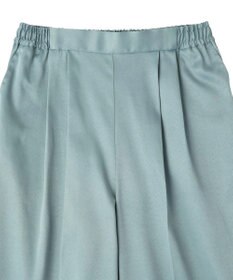 YECCA VECCA 裏起毛サテンリラックスパンツ