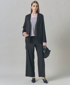 ICB L 【洗える】 シルキーシアーモヘヤ ニットプルオーバー