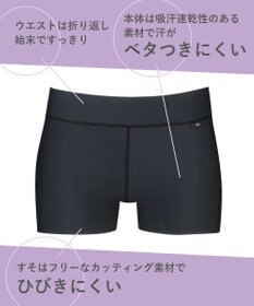 CW-X 【WOMEN】　3D 吸水サニタリーショーツ　【動きに対応してモレに強い】　スポーツ専用　はきこみ丈ふつう　/ワコール　HSY210