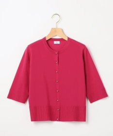 組曲 【先行予約】シアーニット5分袖 カーディガン