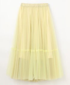 NAVE 【Nave・洗える】チュールフレアースカート