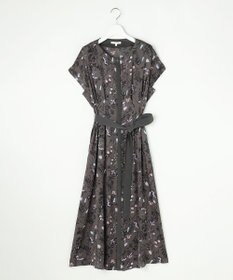 自由区 S 【ご好評につき追加生産・新色追加】ハーバルフロープリント ワンピース