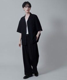 WEGO 【速乾/シワになりにくい】ドライポリオープンカラーシャツ(S)