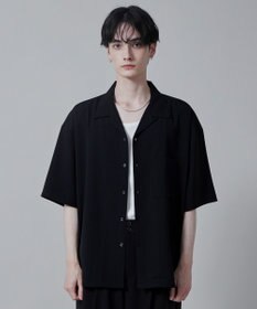 WEGO 【速乾/シワになりにくい】ドライポリオープンカラーシャツ(S)