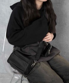 WEGO ポーチ付きスクエアショルダー