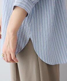 CRAFT STANDARD BOUTIQUE ストライプラグランタックシャツ