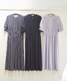 ANY SIS 【接触冷感・吸水速乾・UVケア】エアリードレープスムース ワンピース