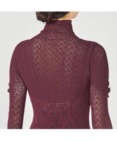 Chacott 【ノーソーイングニット】リバーシブルハイネックトップ