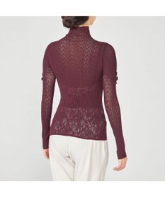 Chacott 【ノーソーイングニット】リバーシブルハイネックトップ