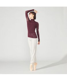 Chacott 【ノーソーイングニット】リバーシブルハイネックトップ