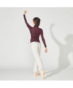 Chacott 【ノーソーイングニット】リバーシブルハイネックトップ