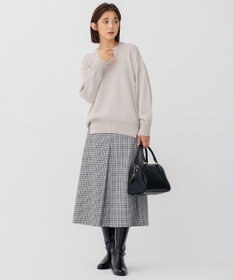 23区 【CLASSY.1月号掲載】ウールコード クルーネック ニット