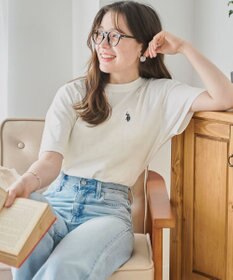 WEGO 【洗える/綿100%】USPOLOワンポイントTシャツ