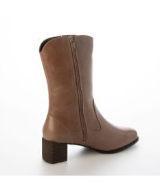 ing <ing>チャンキーヒールショートブーツ