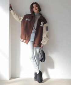 WEGO 【WEB限定/25年秋冬新作/洗濯OK/毛玉レス】タートルネックニット