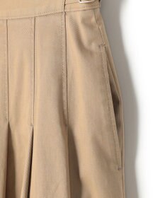 23区 S 【先行予約】ストレッチギャバ タックフレアスカート