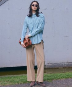 23区 【洗える】CANCLINI バンドカラー シャツ