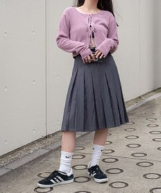 WEGO リボンリブカーディガン