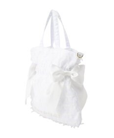 Maison de FLEUR レースダブルリボン２Ｗａｙトートバッグ