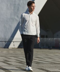 GOTAIRIKU 仕事で着られる綿パン【吸水速乾/ストレッチ/折り目加工】クールマックスコットンパンツ_ノータック（25年モデル）