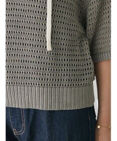 Green Parks クロシェ風セーラーカラーニット