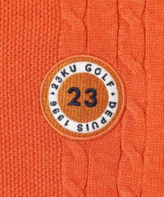 23区GOLF 【MEN】ウールブレンド カラーニット ラウンドから普段のお出かけや、お散歩まで◎