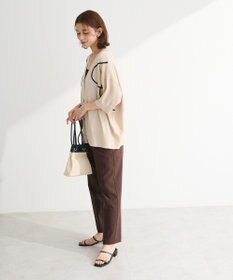 Green Parks 刺繍コードＶネックカーディガン