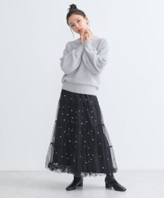 earth music&ecology チュールパールスカート