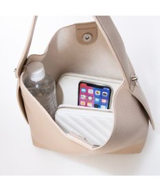 UNBILLION カシュカシュ cachecache / ポーチショルダー付き2wayホーボーバッグ