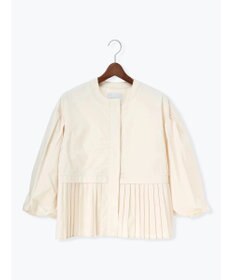 Te chichi 袖バルーンペプラムプリーツブルゾン