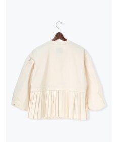 Te chichi 袖バルーンペプラムプリーツブルゾン