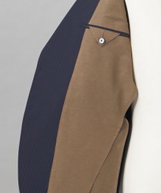 GOTAIRIKU 【御幸毛織】Superio160 ウールモヘヤシルクカシミヤ　スーツ（ネイビーストライプ）