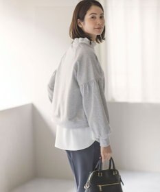 組曲 ラメパフスリーブプルオーバー