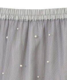 earth music&ecology チュールパールスカート