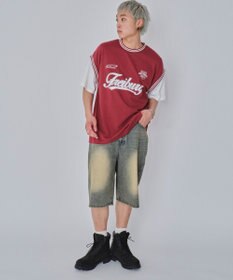 WEGO 【ユニセックス着用ITEM/MLサイズ展開】フェイクタンクグラフィックT（SS）