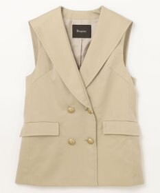 GRACE CONTINENTAL セーラーカラーサテンベスト