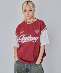 WEGO 【ユニセックス着用ITEM/MLサイズ展開】フェイクタンクグラフィックT（SS）