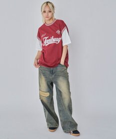 WEGO 【ユニセックス着用ITEM/MLサイズ展開】フェイクタンクグラフィックT（SS）