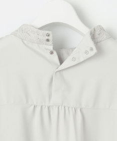 J.PRESS LADIES S 【洗える】ヌーディスバックサテン ボウタイ ブラウス