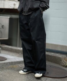 WEGO 別注RED　KAPタックワイドチノパンツ