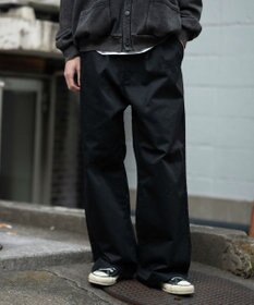 WEGO 別注RED　KAPタックワイドチノパンツ